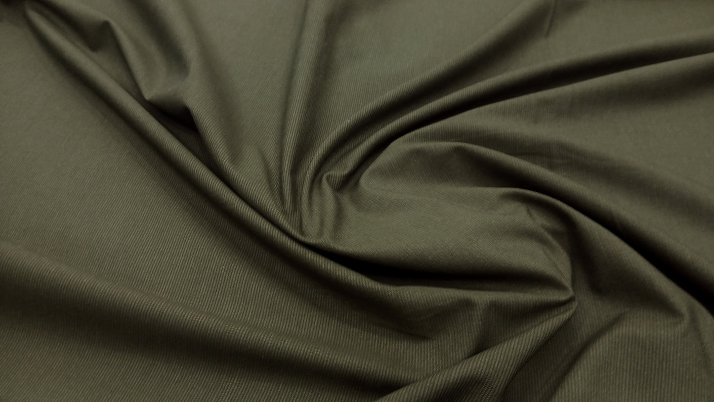 Olive Green Wash & Wear – Premium Mid Winter Self Lining Fabric for Men | Unstitched Men’s Suit Fabric Pakistan